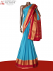 Contrast Wedding Mysore Crepe Silk Saree